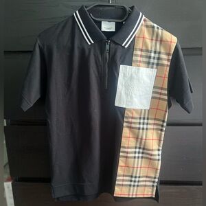 Boys Burberry Matthew Vintage Check Polo Shirt